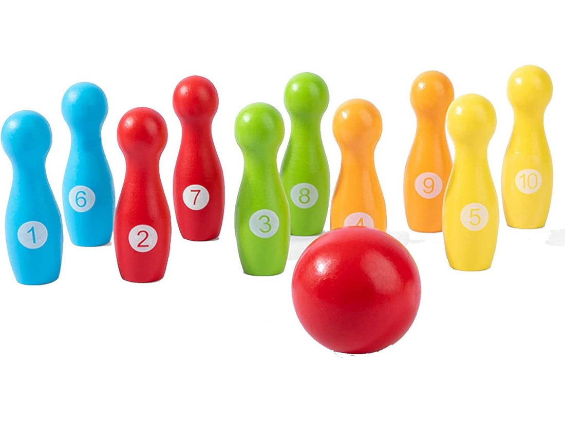 Wooden Bowling Set for Kids: A Strike of Fun and Learning!