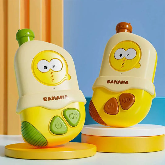 The Best Kids Walkie Talkies Banana Cartoon Design with 300 m Range