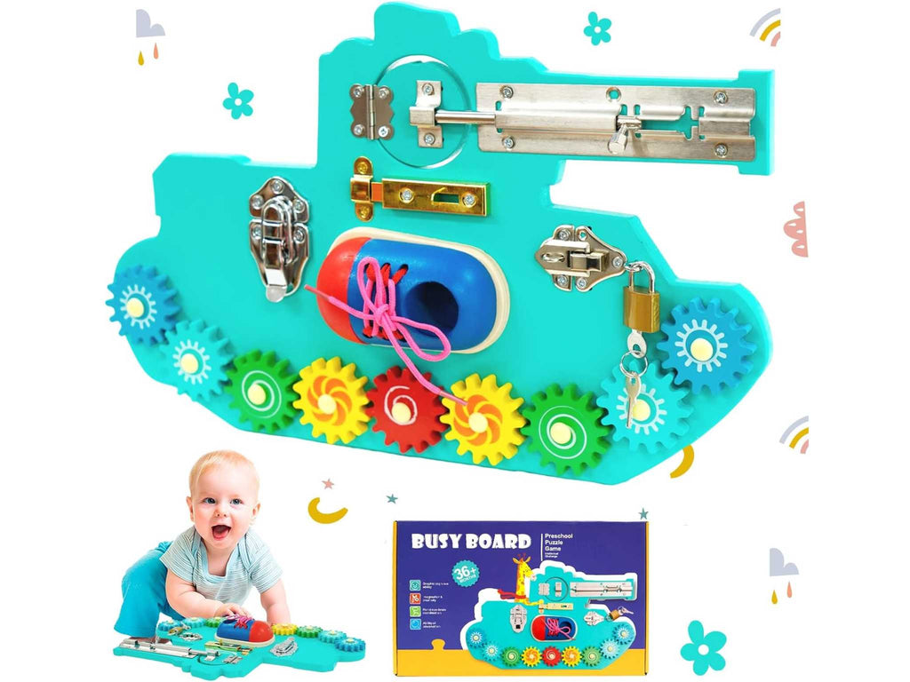 Why Wooden Toys Are a Must-Have for Kids: The Wooden Busy Board Edition