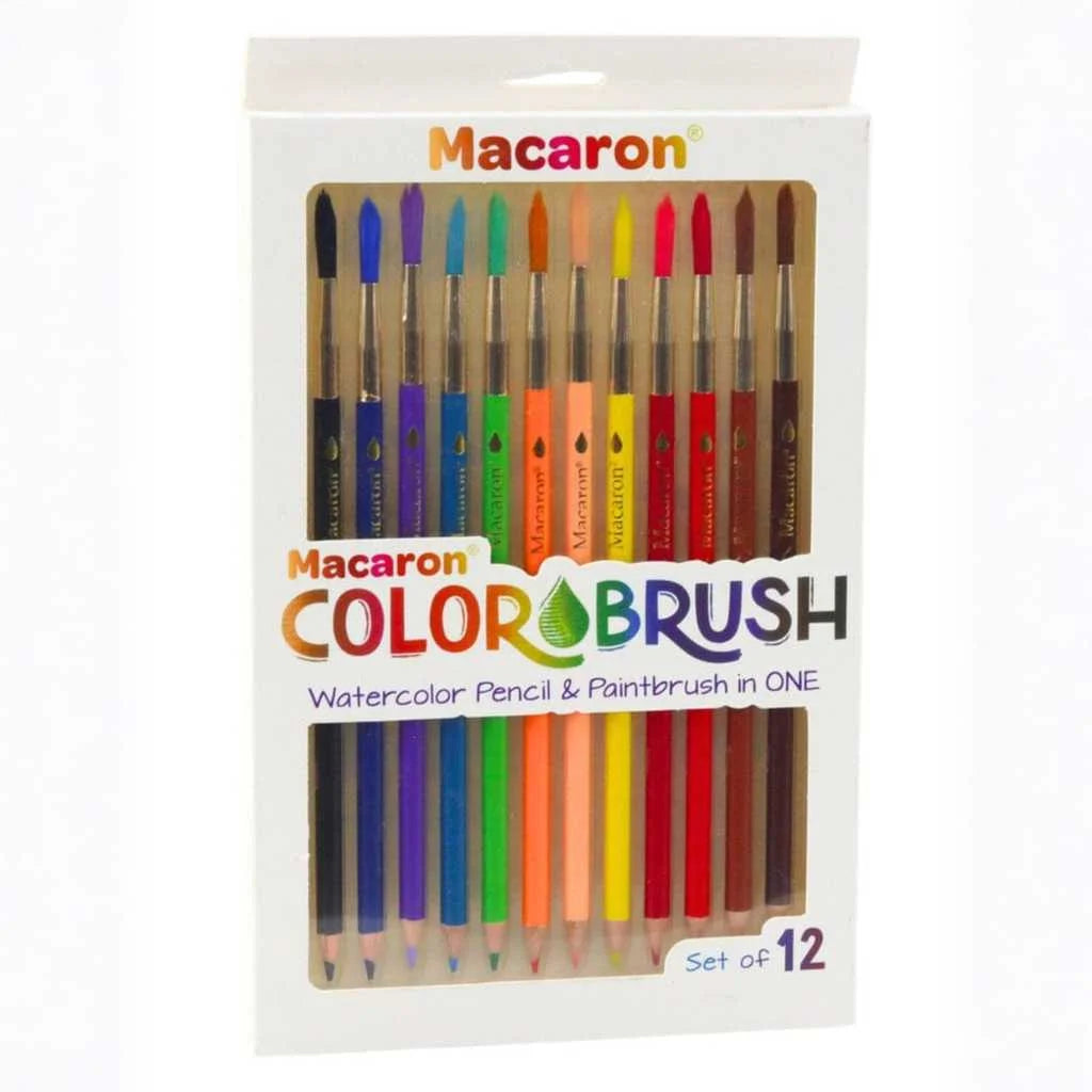 2 in 1 Water colour pencil and paint brush set
