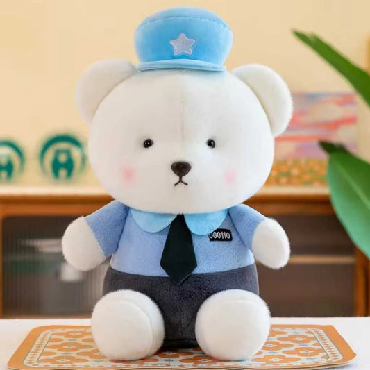 Adorable Guardian Police Teddy Bear Soft Toy
