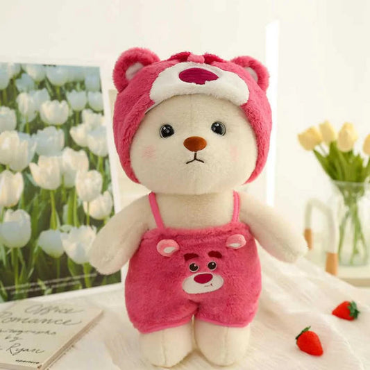 Adorable Soft Toy Teddy Bear for Girls with Cap