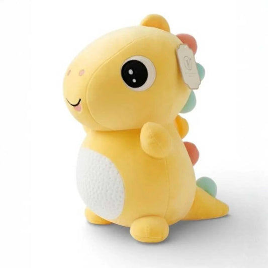 Adorable Yellow Dinosaur Soft Toy with Sequin Belly 38cm