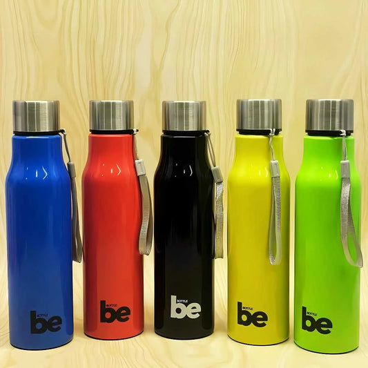 BE Steel Water Bottle with Sleek Slide to Open Cap