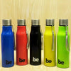 BE Steel Water Bottle with Sleek Slide to Open Cap