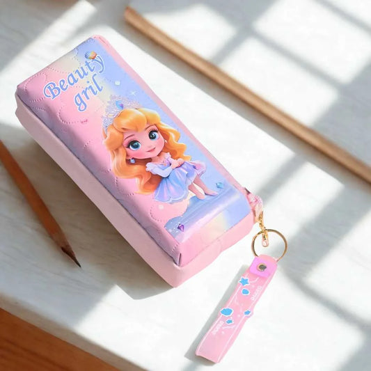 Beauty Girl Princess Pencil Pouch for Kids by DODKart