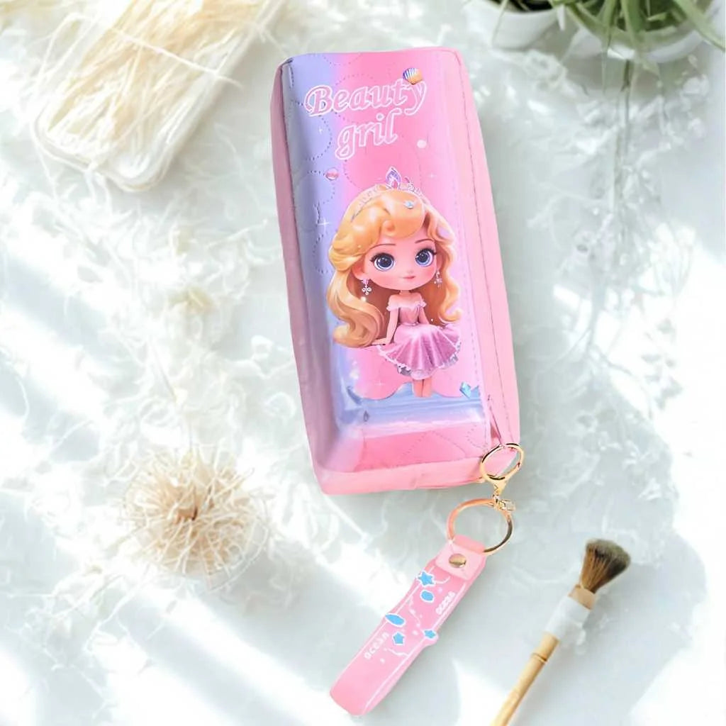 Beauty Girl Princess Pencil Pouch for Kids by DODKart
