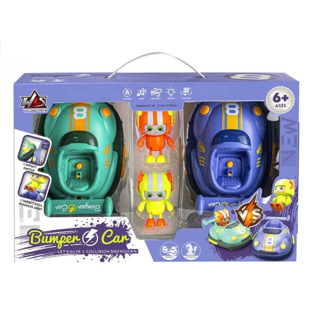 Cartoon Driver Ejecting Bumper RC Remote Control Car