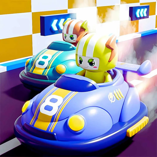 Cartoon Driver Ejecting Bumper RC Remote Control Car