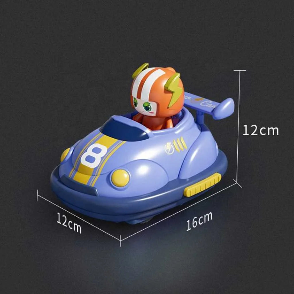 Cartoon Driver Ejecting Bumper RC Remote Control Car