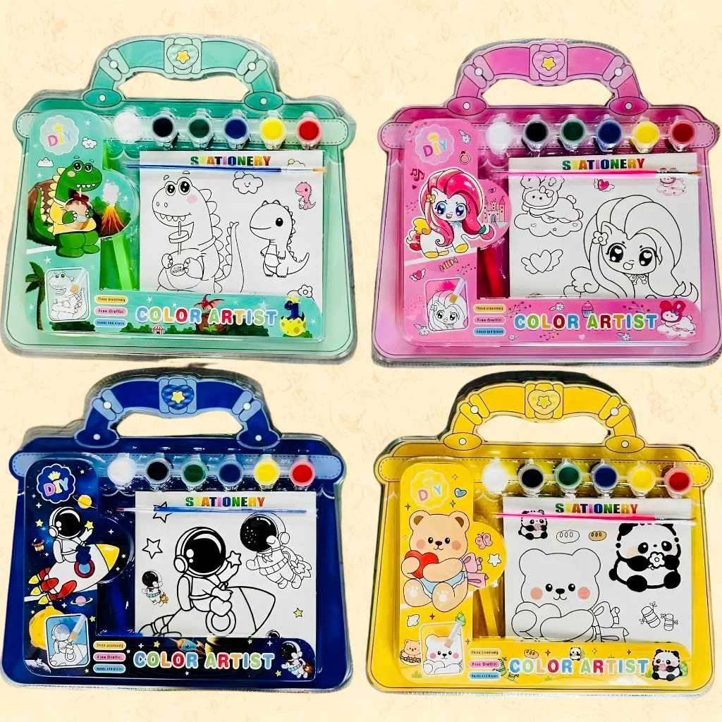 Color Artist Portable Painting Suitcase - Complete Art Kit | DODKart