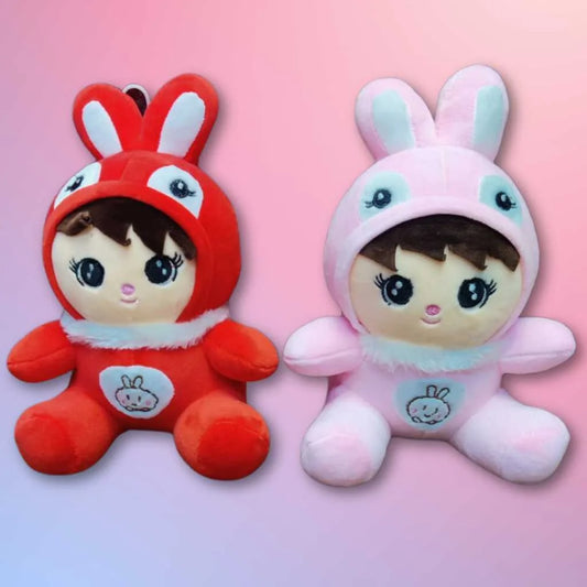 Cuddly Super Soft Toy Doll with Rabbit Ears