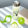 Cute 3 in 1 Steel Bottle for Kids and Toddlers