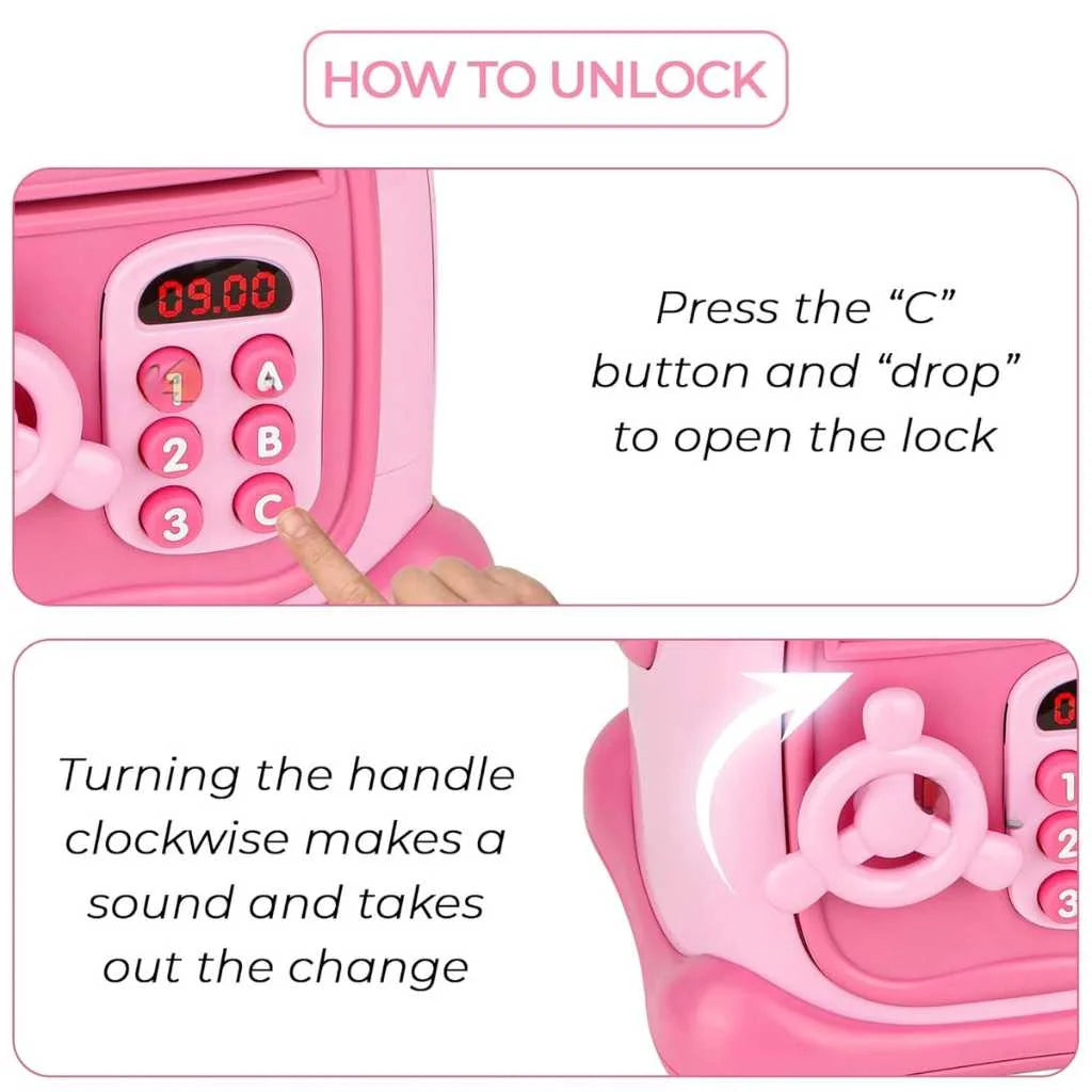 Cute Electronic Saving Box Piggy Bank for Kids