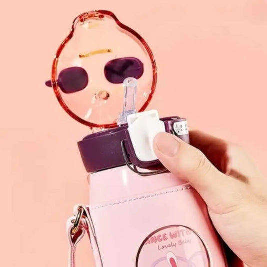 Cute Hot and Cold Stainless Steel Sipper Bottle 530ml