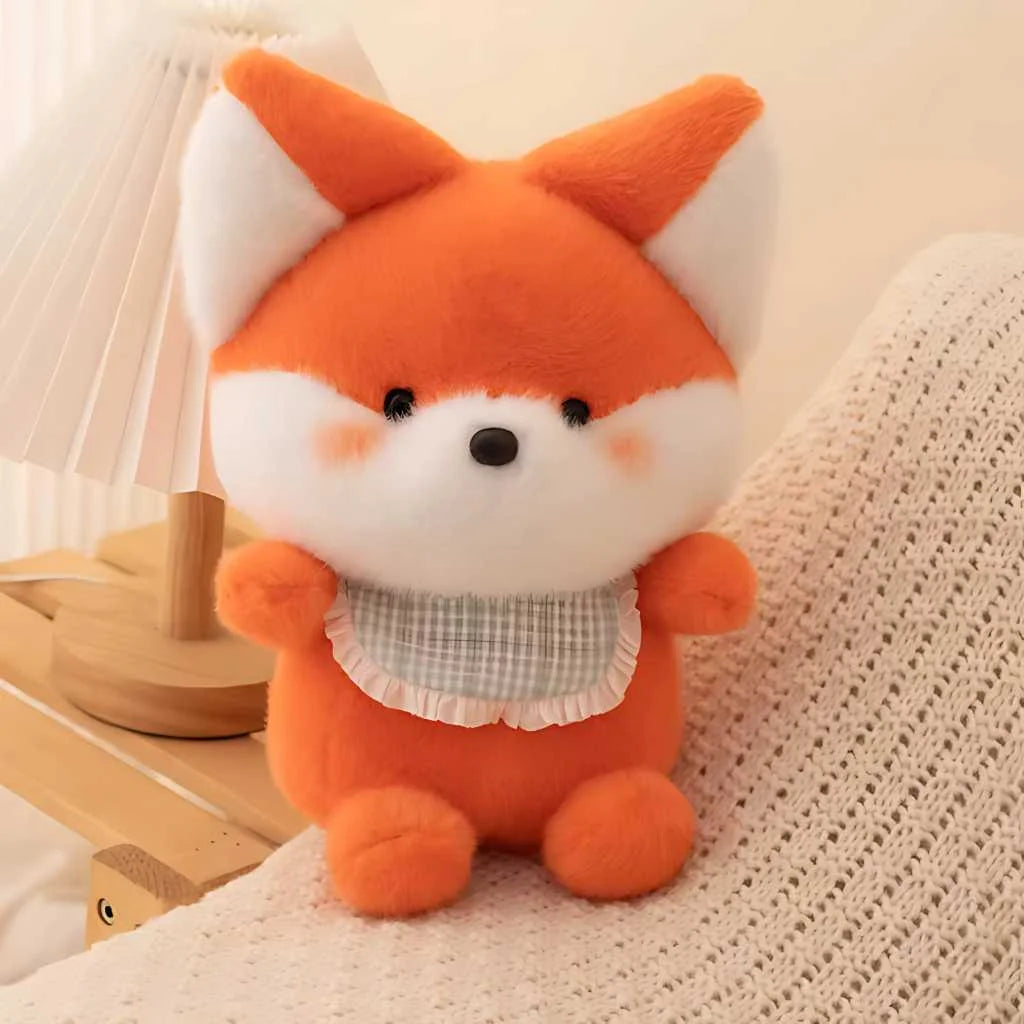 Cute Huggable Orange Fox Soft Toy1