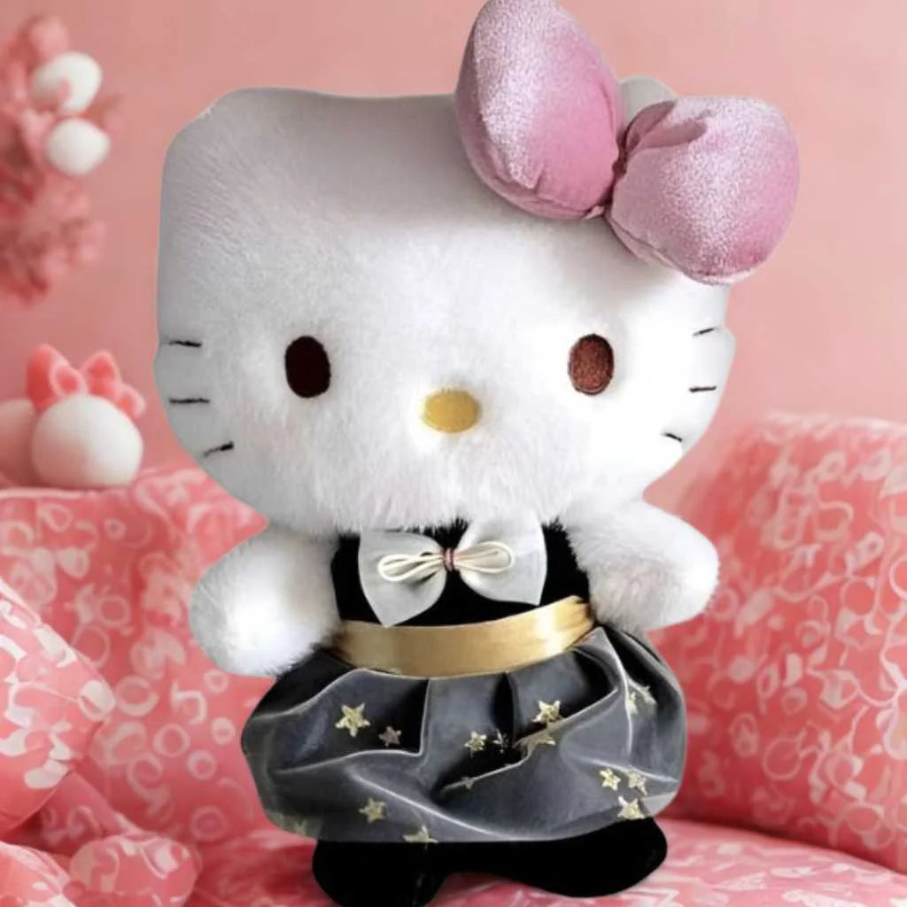 Cute Kawaii Hello Kitty Cat Soft Toy with Dress – DOD Kart