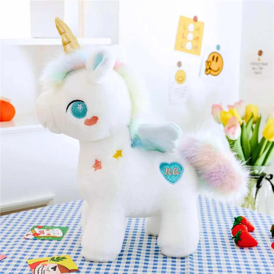 Cute Kawaii Plush Unicorn Toys with Wings