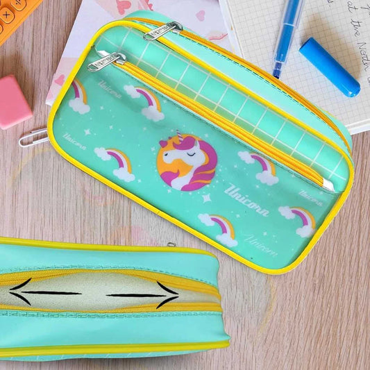 Cute Multi-Purpose Zipper Pencil Pouch