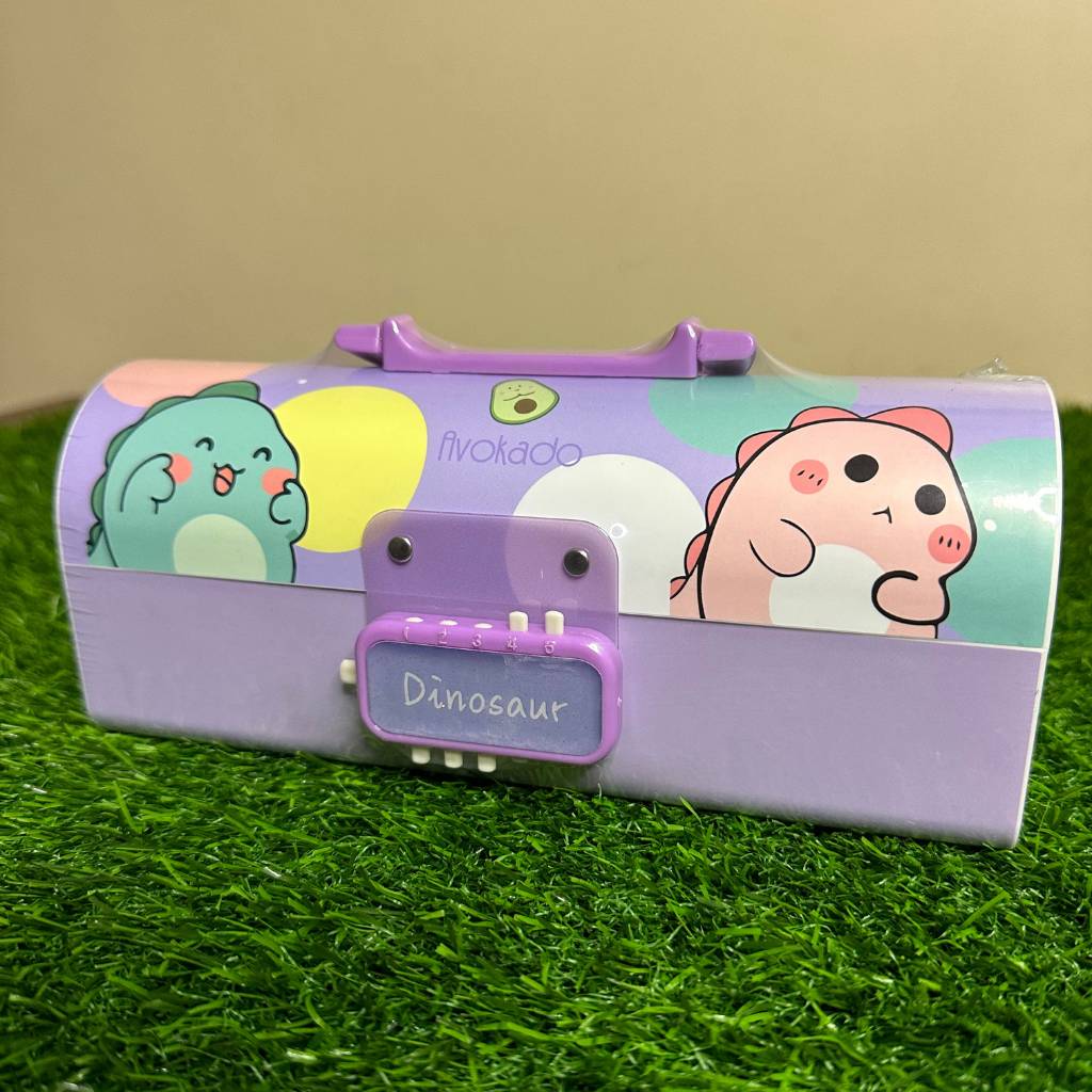 cute pencil case with passcode for kids