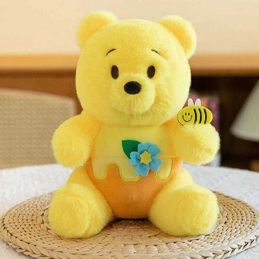 Cute Stuffed Animal Pooh Teddy Bear with Bee