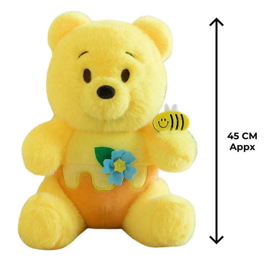 Cute Stuffed Animal Pooh Teddy Bear with Bee