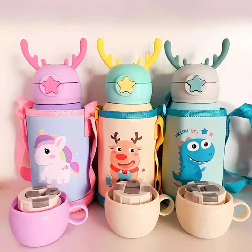 Cute Thermos Stainless Steel Water Bottle for Kids