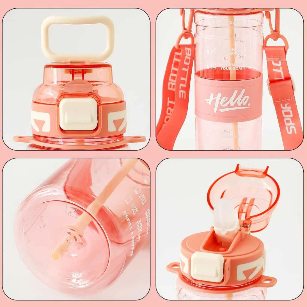 Cute Water Bottle for Kids and Adults 750ml