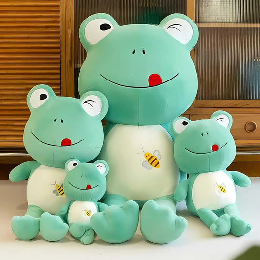 Cute Winking Frog Soft Toy Plush Animal