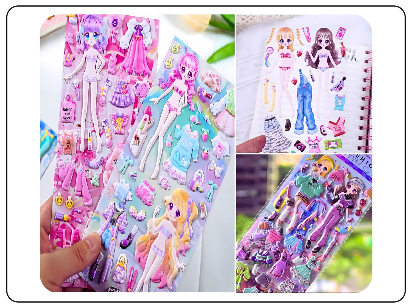 Dress me up Stickers for Kids