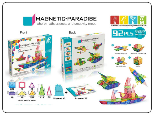 Exciting DIY Creative Learning Toy Magnetic Blocks