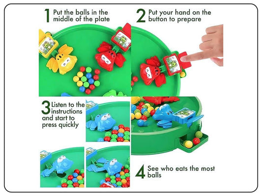 Frog Eat Beans Puzzle Game Toy for Kids