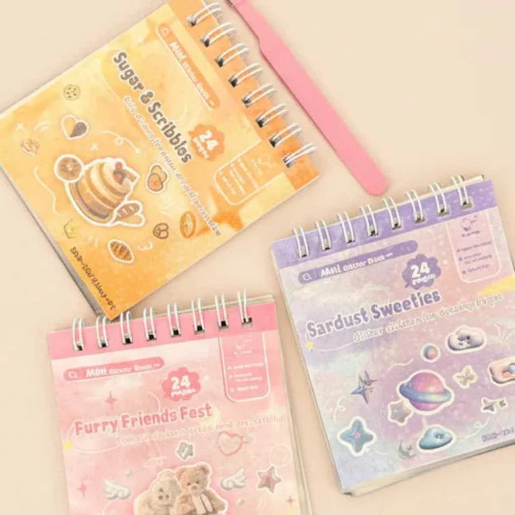 Glittery Transparent Decorative Stickers for Kids
