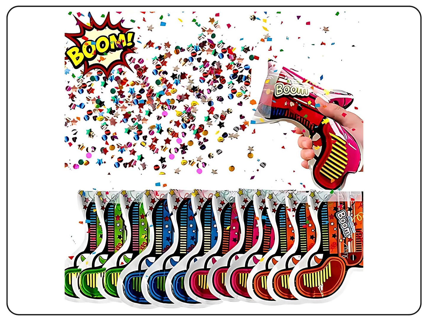 Gun Party Popper Toy for Kids