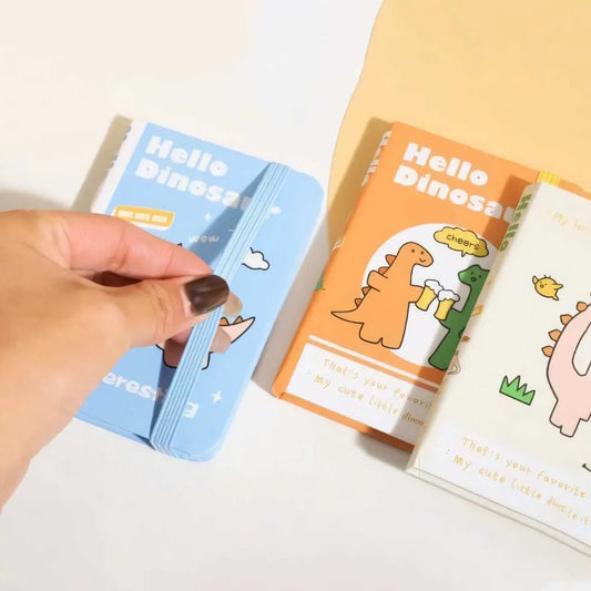 Hello Dino Pocket Diary for Kids - Cute Mini Journal | DODKart