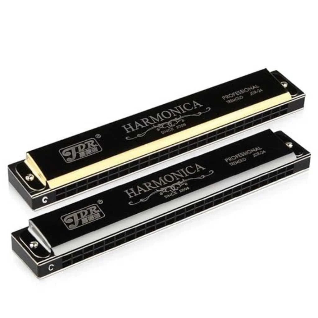 JDR Mouth Organ Harmonica with 24 Holes for Music Lovers
