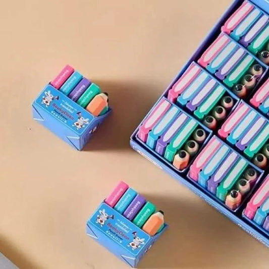 Kawaii Pencil Shaped Eraser - Adorable & Effective Cute Eraser for Kids