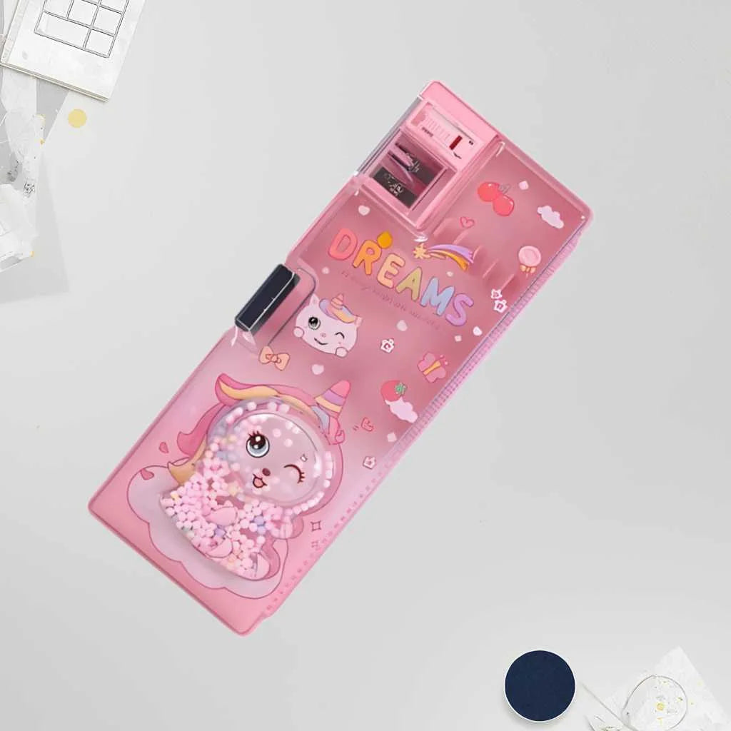 Kawaii Shaker Pencil Box for Kids | Dreams & Journey Luxury Organizer