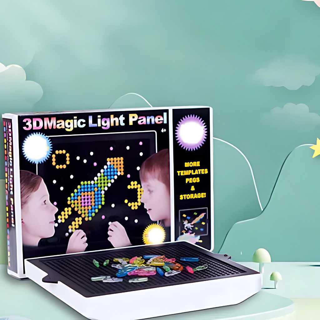 Lite Brite 3D Magic Light Screen with Pegs