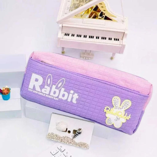 Magical Rabbit Dual-Zip Large Pouch