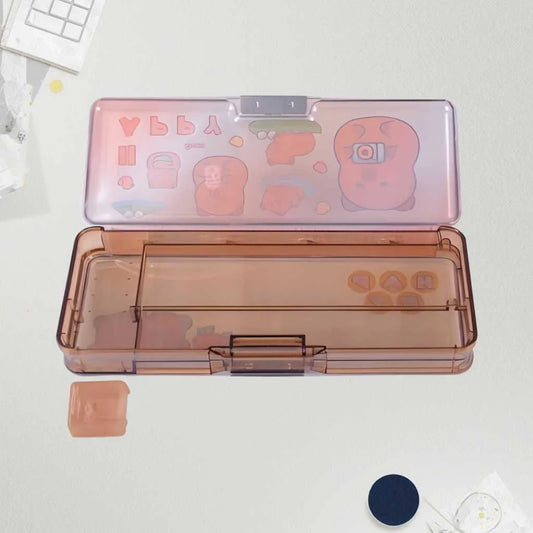 Multifunction Capybara Pencil Box for Kids - Cute & Organized