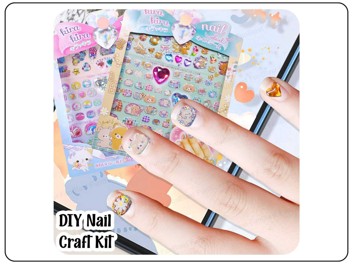Nail Soul Stickers for Kids and Girls