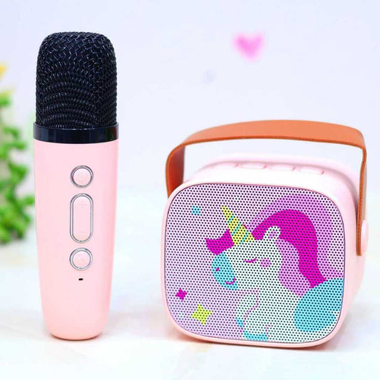 Party Anywhere Bluetooth Karaoke Speaker Mic for Kids