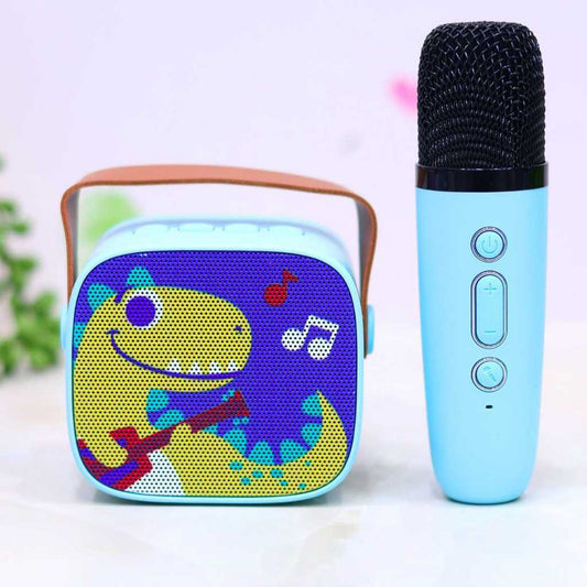 Party Anywhere Bluetooth Karaoke Speaker Mic for Kids