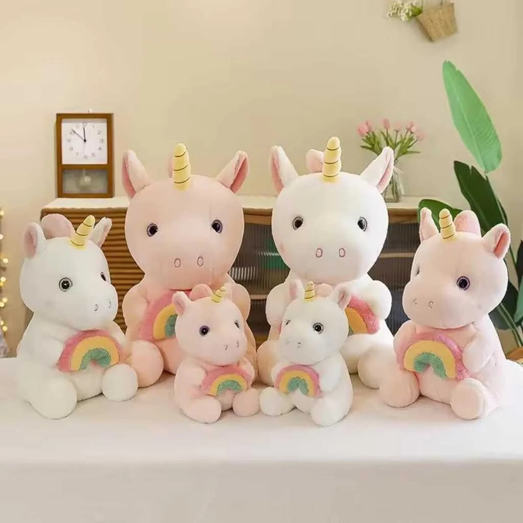 Premium Rainbow Unicorn Soft Toy Large Plushie 45cm