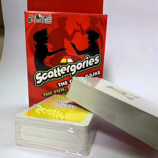 Scattergories Fast Paced Fun Challenge Childrens Playing Cards