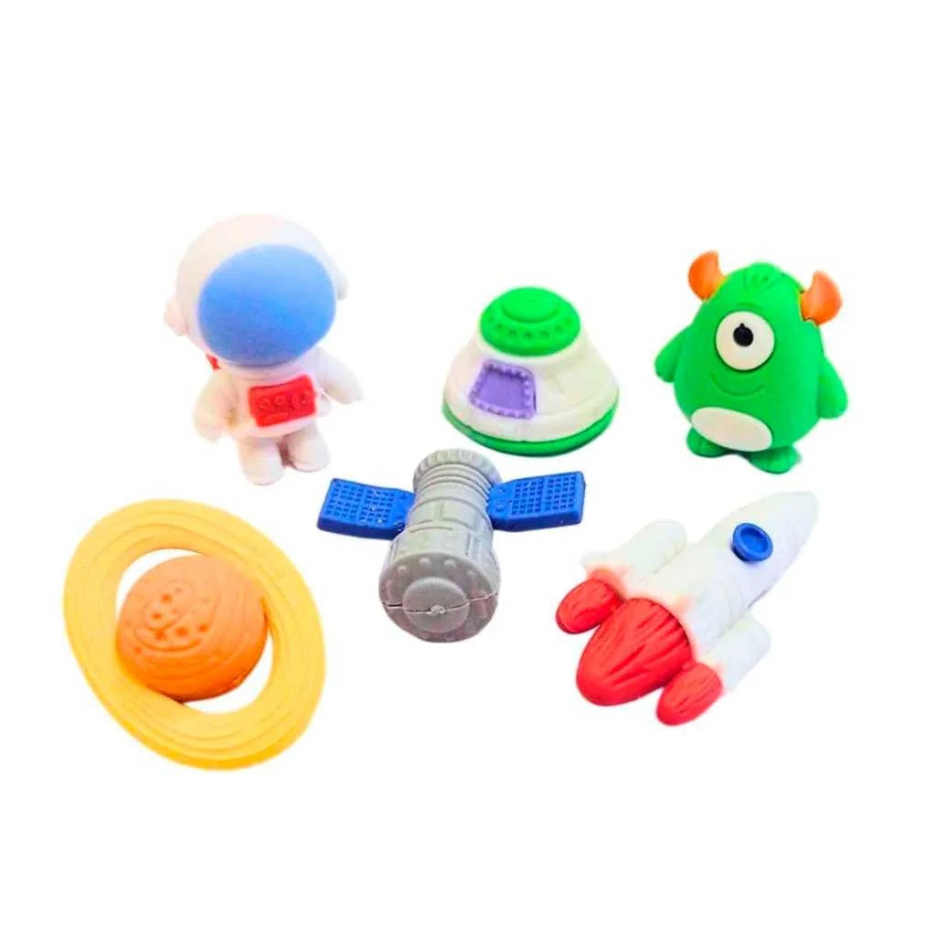Space Travel Eraser Set - 3D Cosmic Kawaii Erasers | DODKart