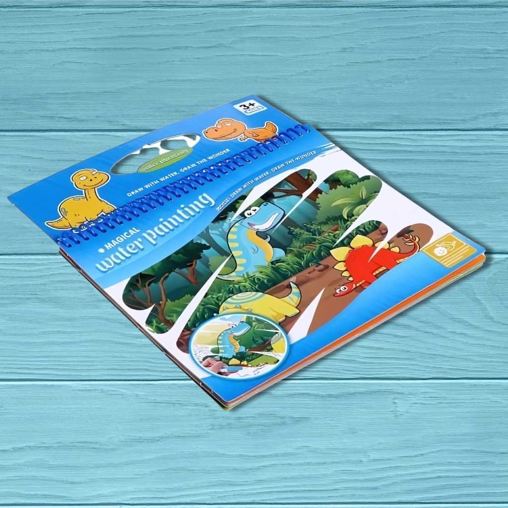 water painting book with magic pen for kids