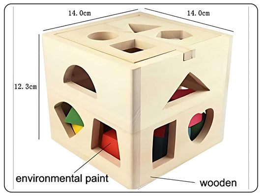 Wooden Shape Matching Intelligence Box