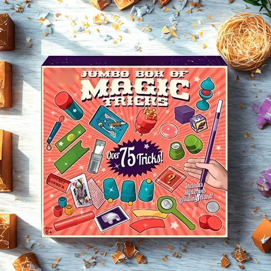 Jumbo Magic Kit for Boys and Girls - Easy Magic Tricks for Beginners